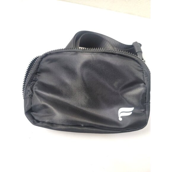 Fabletic Black Belt Bag Crossbody Adjustable Strap Multiple Compartments Size 1L - Picture 7 of 7